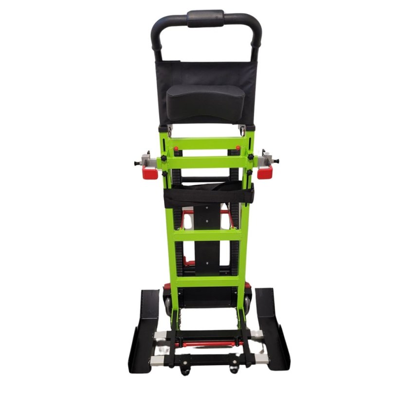 Pásový Schodolez OPTIMUS HLD02, přední pohled, ergonomická konstrukce, robustní provedení, vhodné pro seniory a ZTP