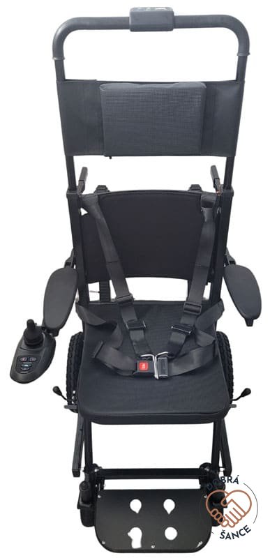 Schodolez a Elektrický Vozík 3v1 Optimus HLD04+, pohled shora, ergonomická sedačka a ovládací panel pro snadné ovládání