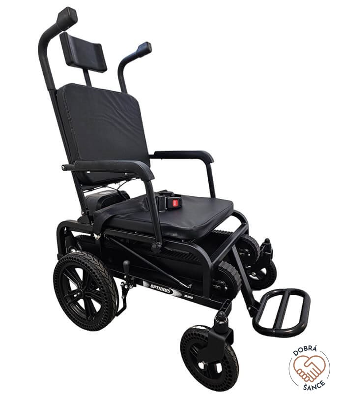 Pásový Schodolez Optimus HLD05, elektrické ovládání pásů, nosnost 160 kg, skládací konstrukce, stabilní transportní vozík