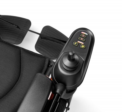 Detail joysticku Elektrického invalidního vozíku ElectricTIM II, intuitivní ovládání
