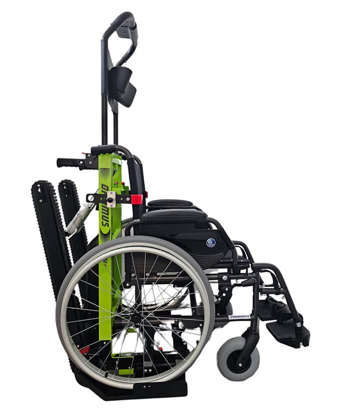 Schodolez OPTIMUS HLD02+ s připevněným vozíkem, stabilní přeprava pro osoby se sníženou pohyblivostí