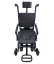 Pásový Schodolez Optimus HLD05, pohled shora zepředu, ergonomická rukojeť a přístup k ovládání, bezpečnostní prvky pro stabilní jízdu