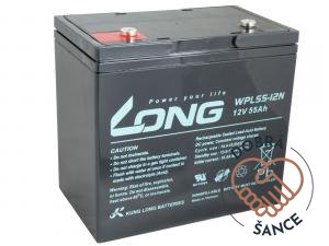 LONG baterie 12V 55Ah M6 LongLife 12 let