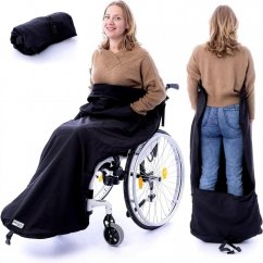Fusak Belieff na invalidní vozík s nánožníkem