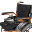 Boční pohled na joystick, sedátko a opěrku Elektrického invalidního vozíku ElectricTIM I, ergonomický design